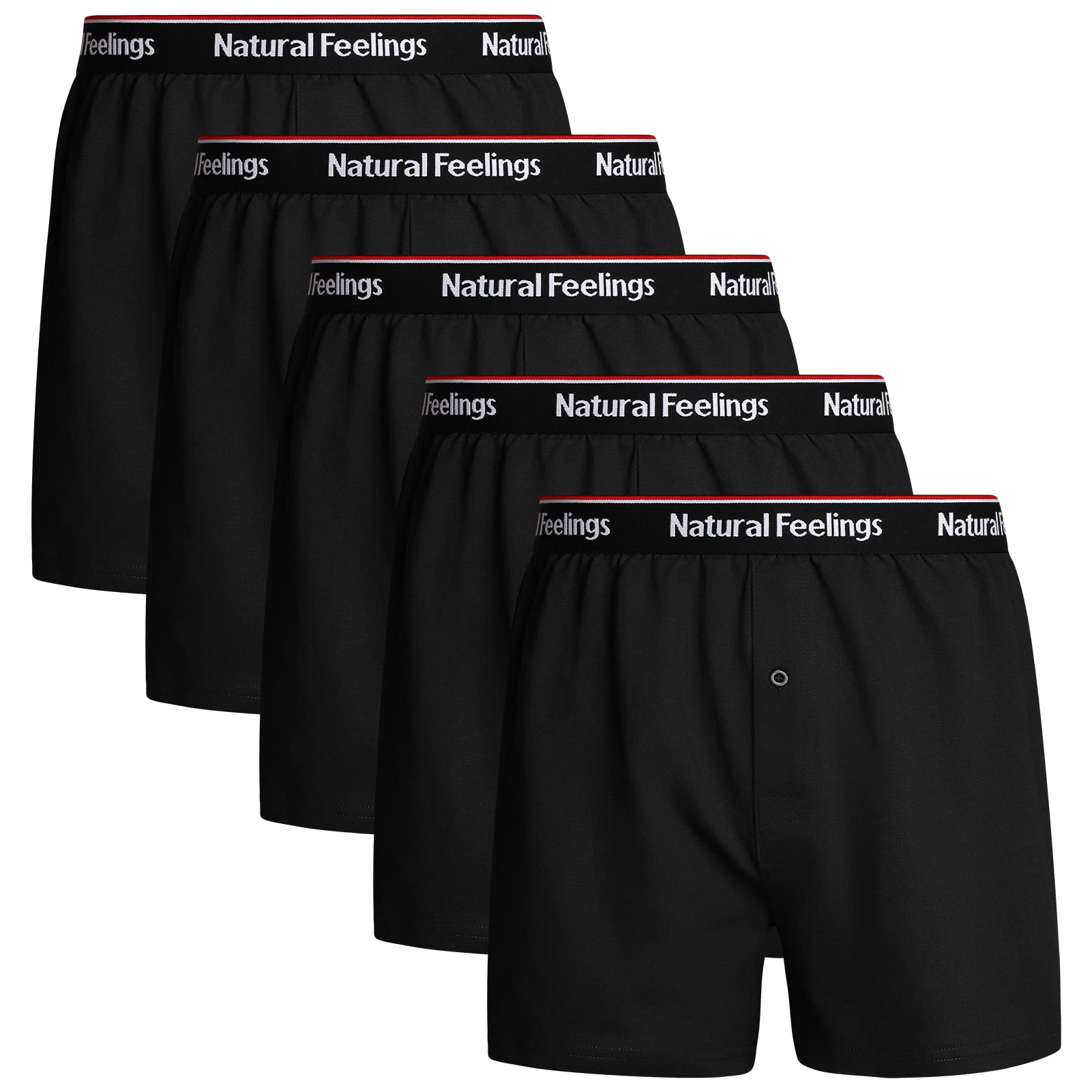 InPosh Men's Cotton Boxer Briefs - Soft Breathable Underwear for Everyday Comfort | Perfect for Work, Gym & Lounge Wear