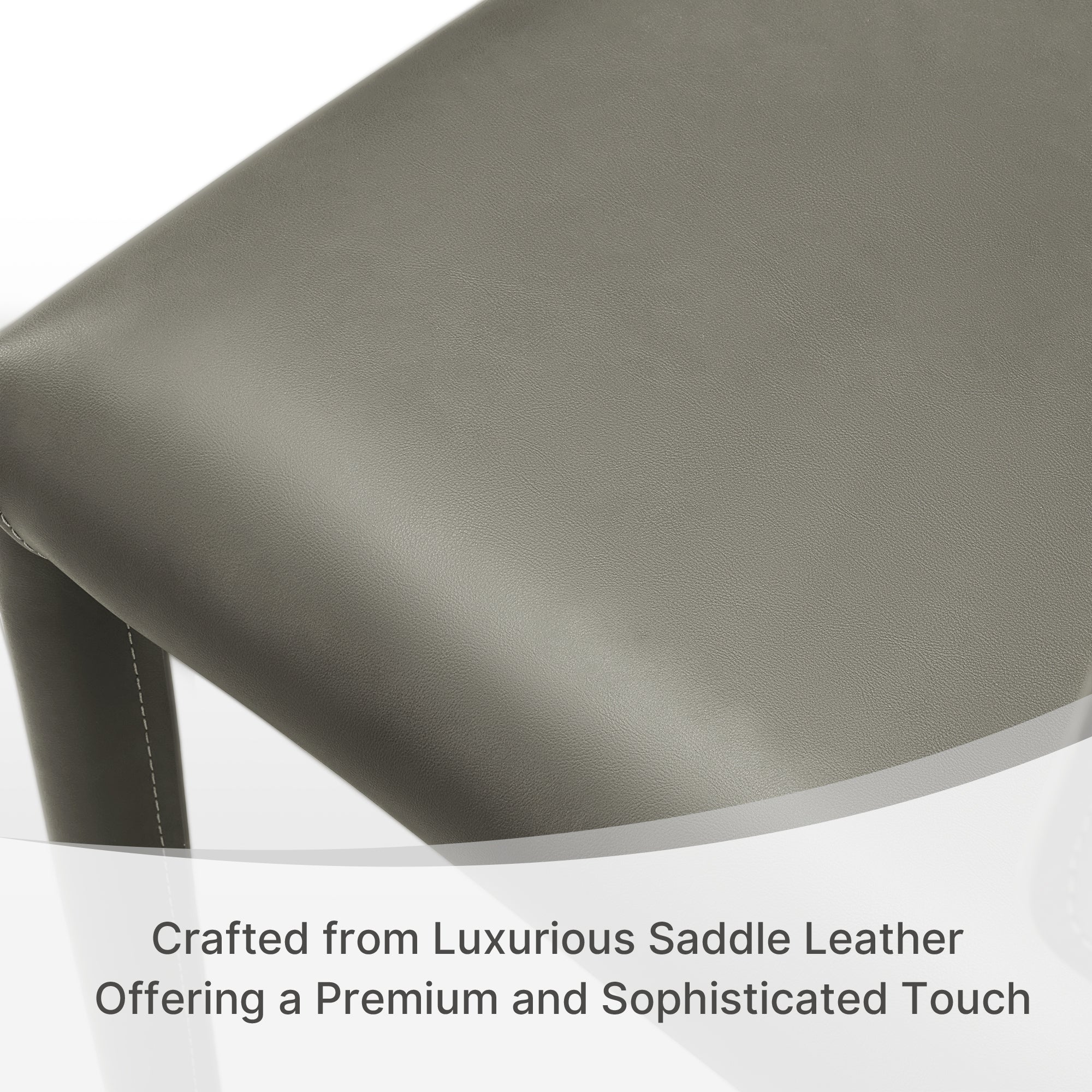 Elegant Gray Dining Side Chairs Set of 2 - Modern Kitchen & Dining Room Furniture for Home Decor & Entertaining