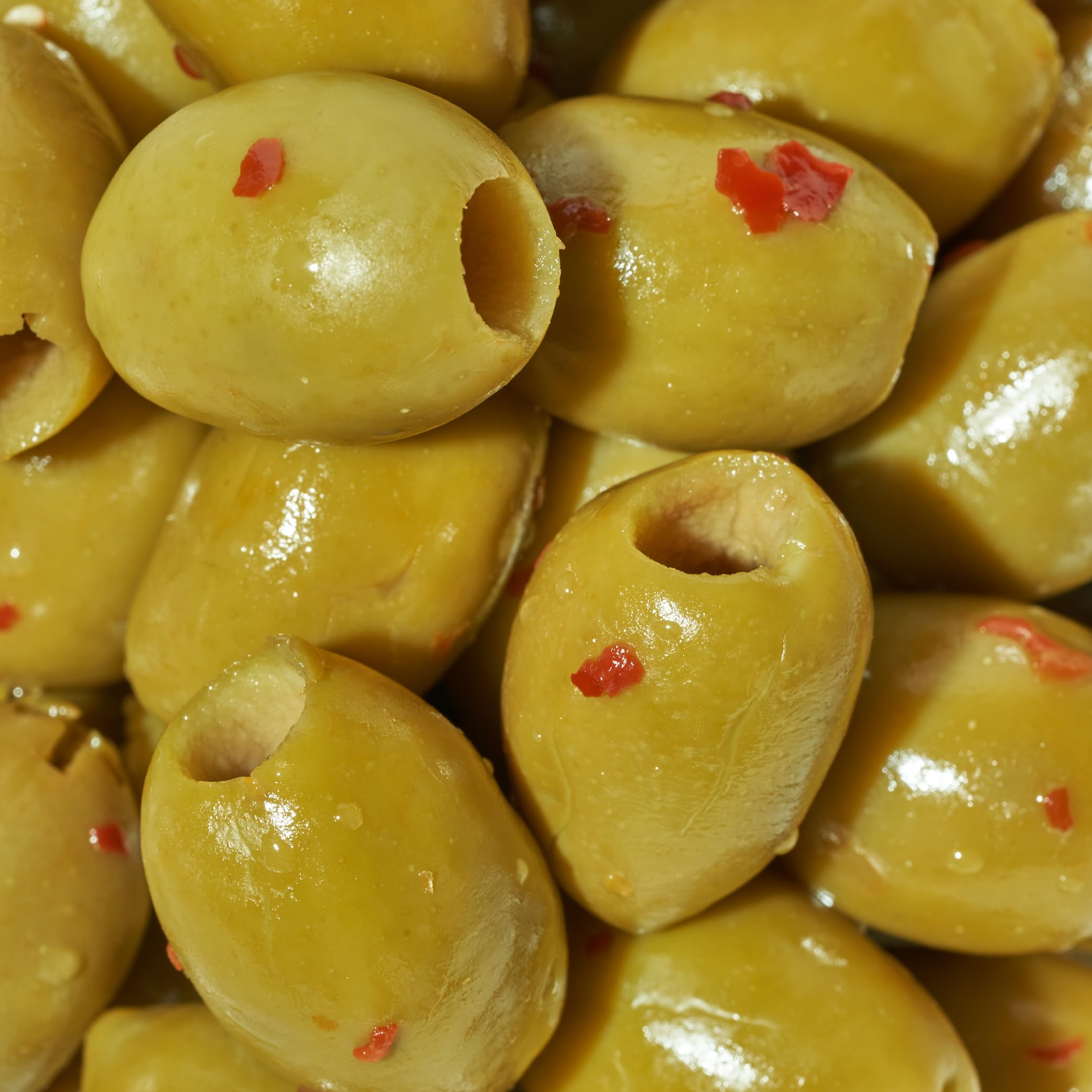 Freestyle Snacks Spicy Green Olives - 4 oz | Hot & Flavorful Mediterranean Snack | Perfect for Salads, Charcuterie Boards & Healthy Snacking