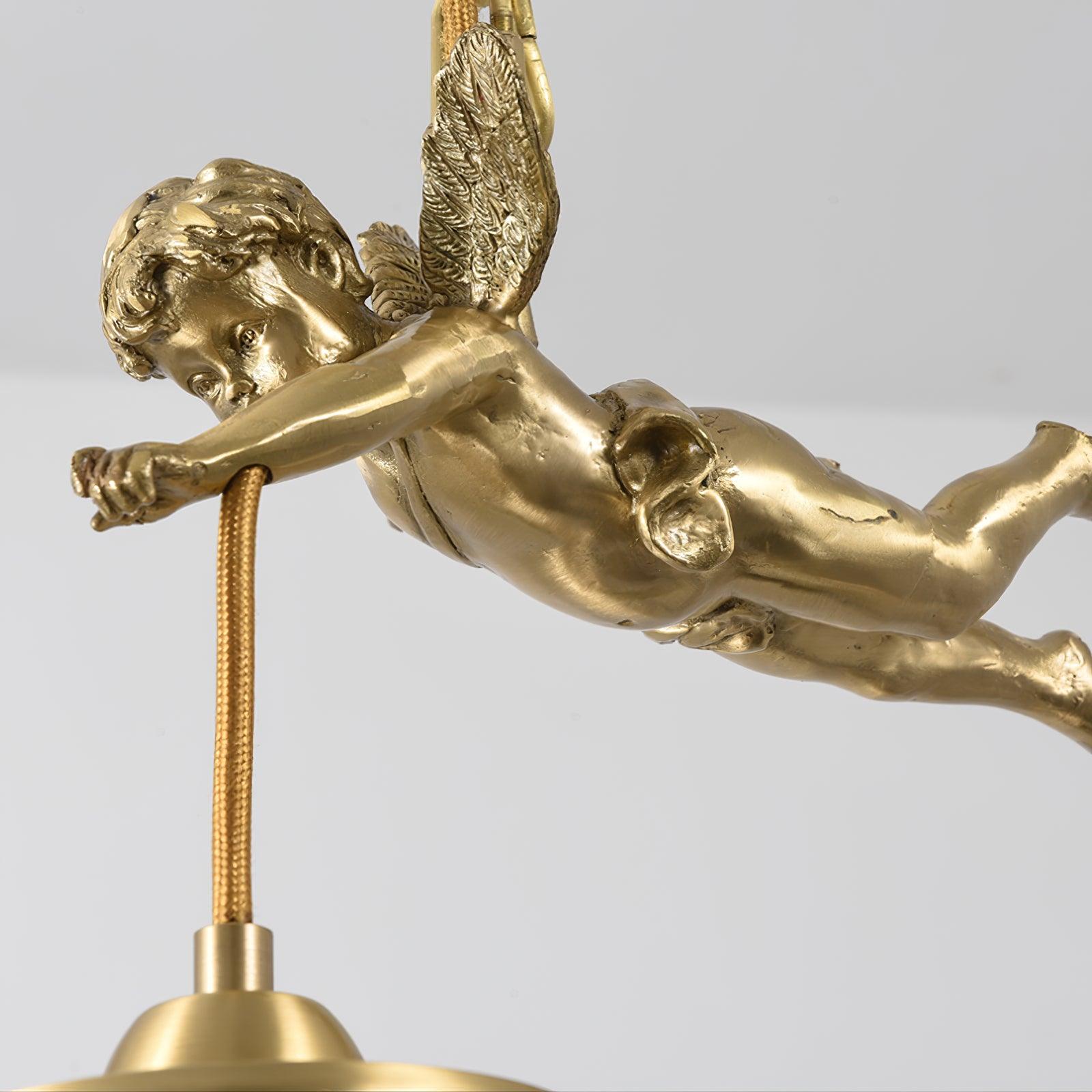 Angel Pendant Light - Elegant Ceiling Chandelier for Bedroom, Dining Room & Living Room Decor - Perfect for Home, Office & Wedding Venue Lighting