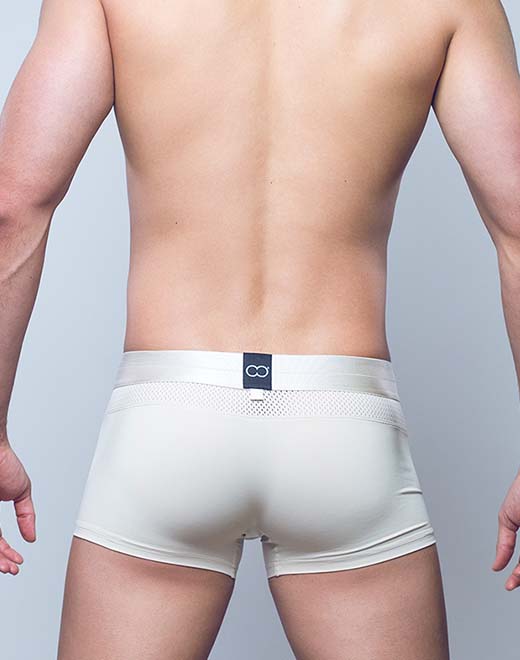 2eros Active Boreas Boxer Briefs - Breathable & Moisture-Wicking Men's Underwear in Whitecap Grey - Perfect for Gym, Running & Everyday Comfort