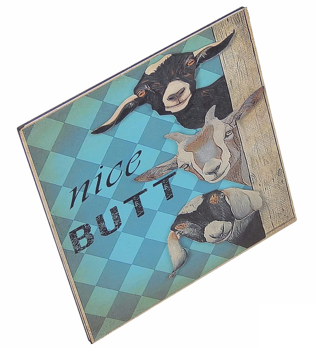 Funny Goat Bathroom Sign - 5