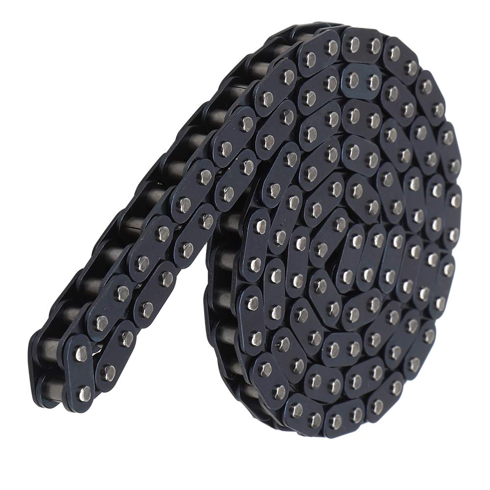 Dilwe T8F Chain for Electric Tricycle, Scooter & Bicycle - Heavy Duty Iron Drive Chain Replacement - Perfect for Commuting, Delivery & Outdoor Adventures