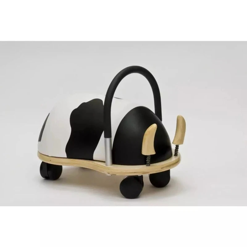 Wheelybug Small Cow Ride-On Toy for Kids – Fun and Safe Push Bike for Indoor & Outdoor Play