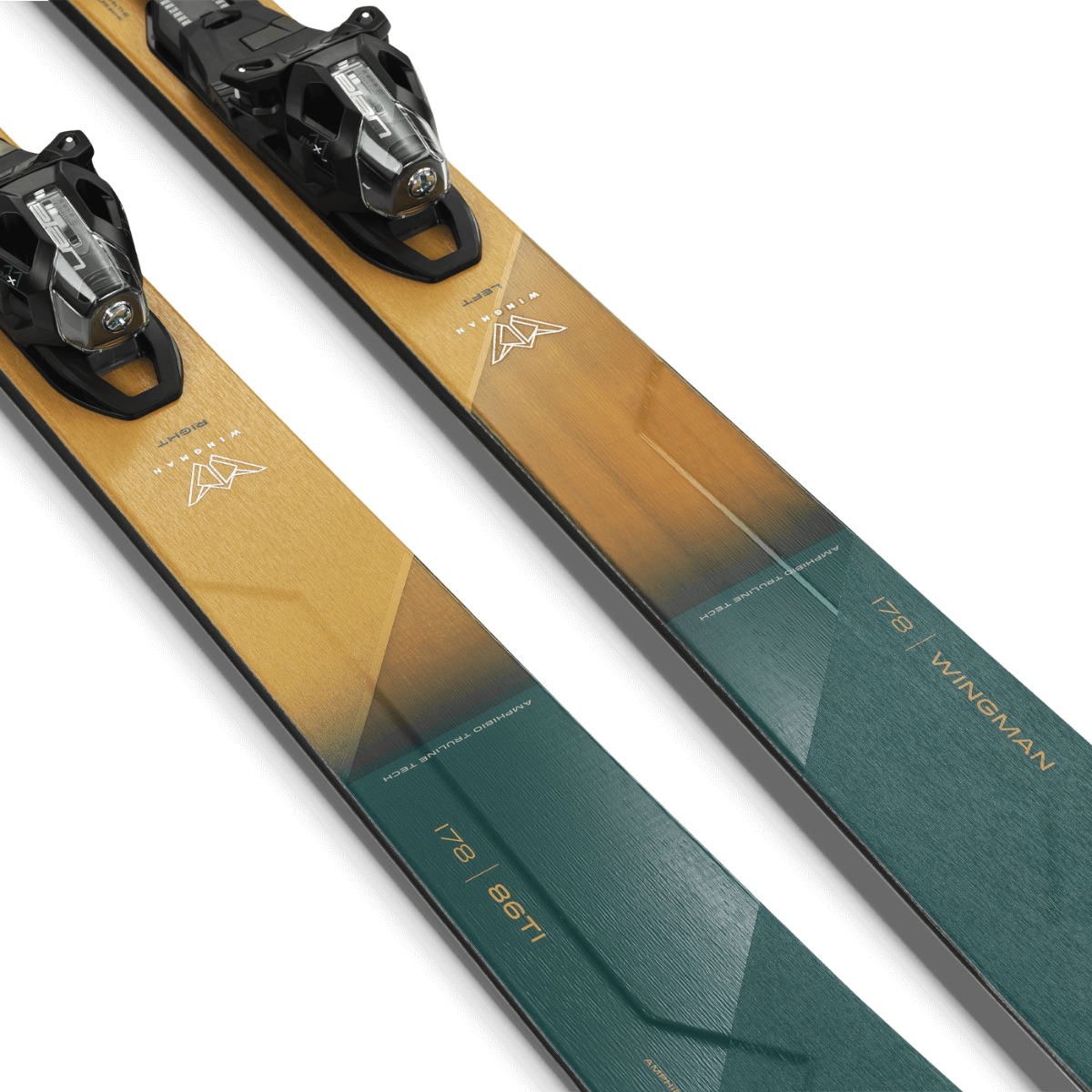 Elan WINGMAN 86 TI FX All-Mountain Skis with EMX 11.0 DB202620 Bindings (2025 Model) - Perfect for Powder, Groomers & Freeride Skiing