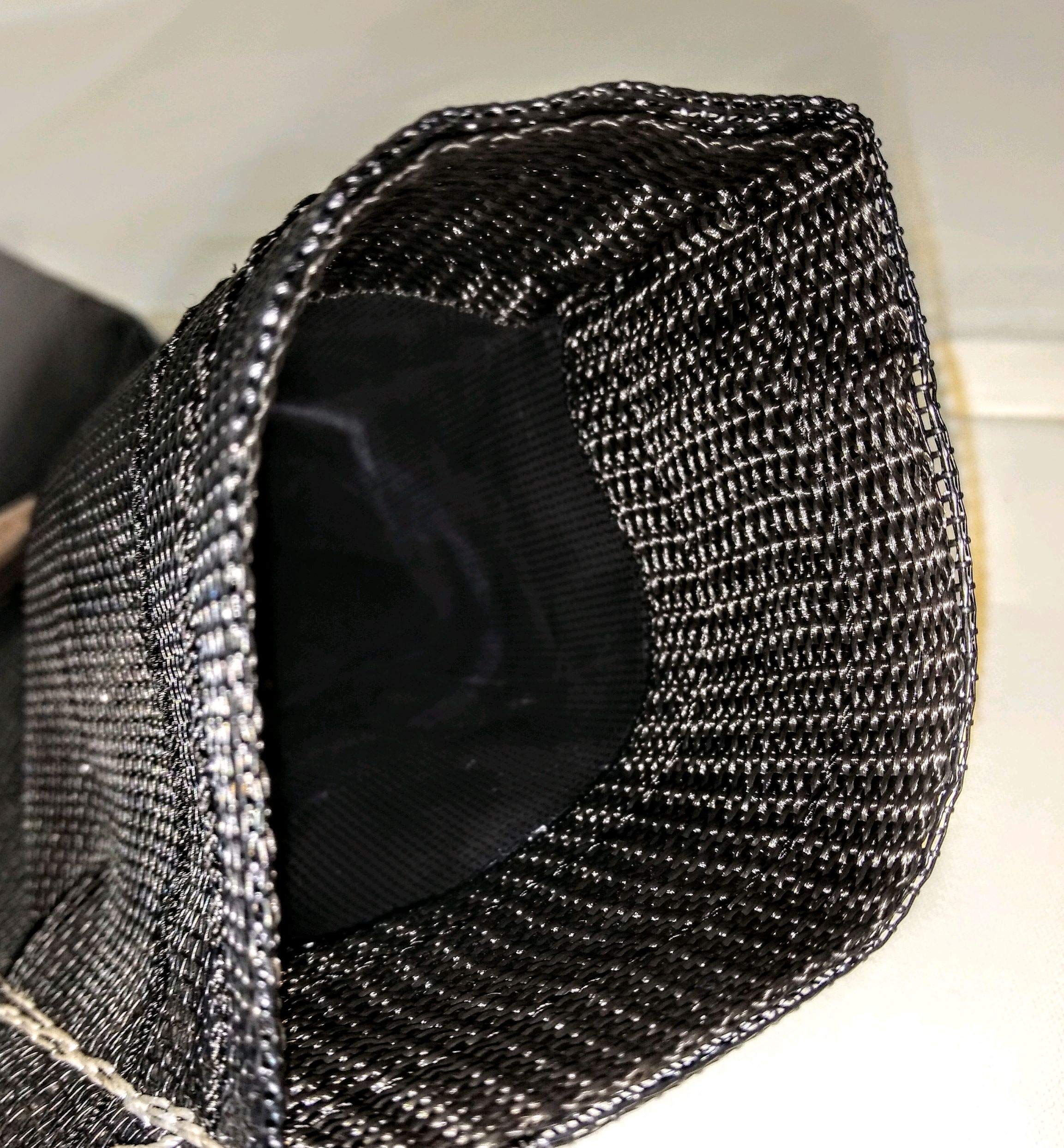 Heavy-Duty Black Mesh Dump Truck Tarp Cover - 7' x 22' - Fits Manual & Electric Dump Truck Systems | Durable Construction for Hauling, Construction & Debris Protection