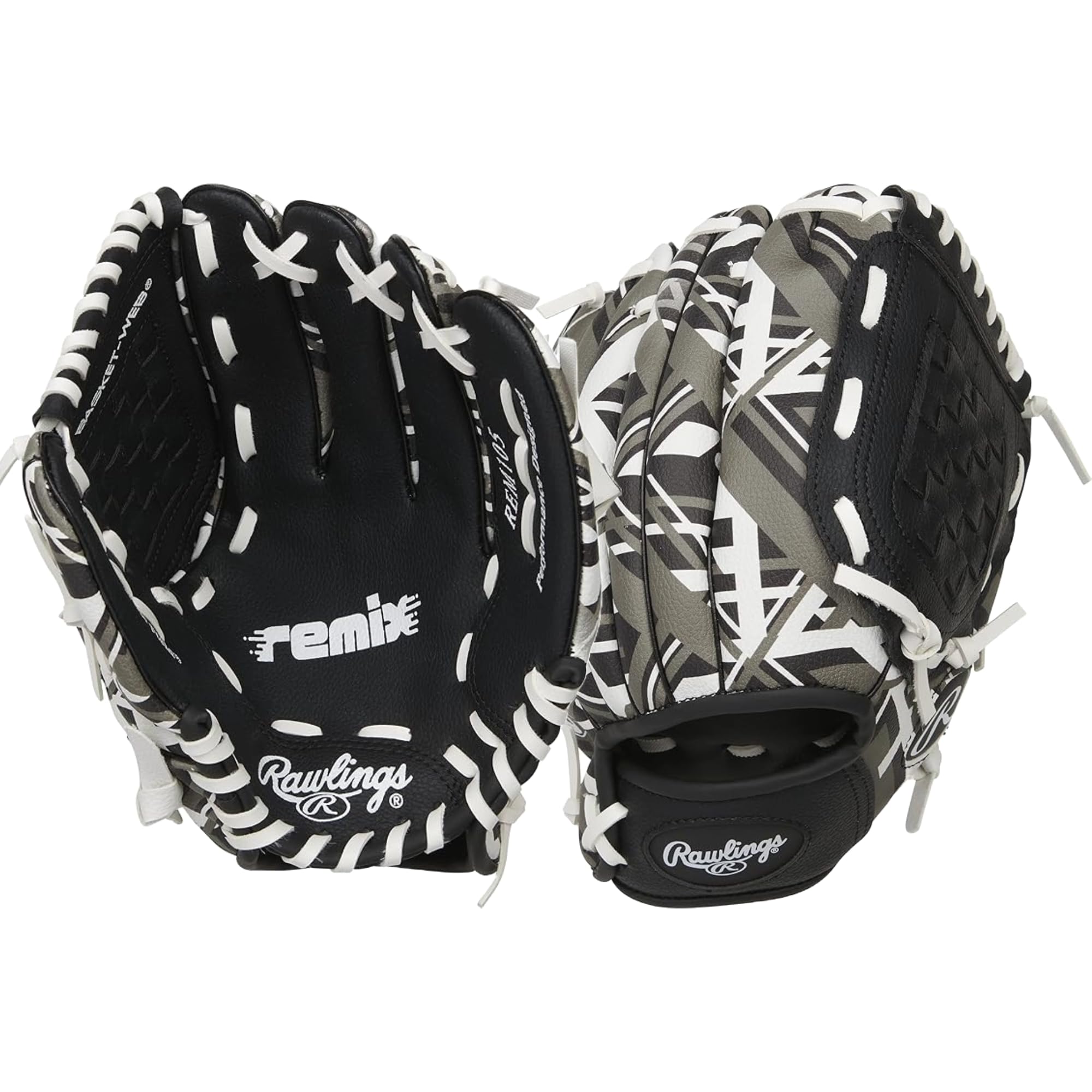 Rawlings Remix T-Ball & Youth Baseball/Softball Glove (9