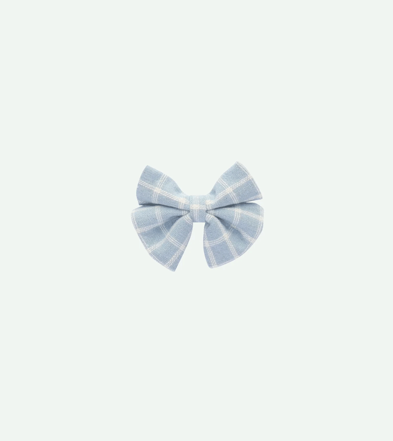 Sticky Lemon Morning Fog Blue Hair Bow - Elegant Hair Accessory for Women & Girls | Perfect for Weddings, Parties & Everyday Style