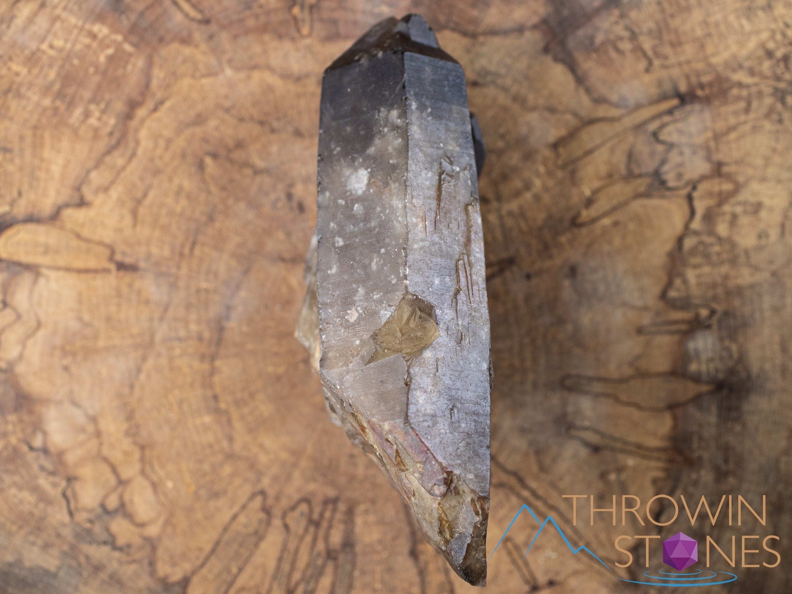Natural Citrine Raw Crystal Point - November Birthstone, Healing Stone, Home & Office Decor, Feng Shui Crystal for Positive Energy - Perfect for Meditation, Gifts & Spiritual Healing