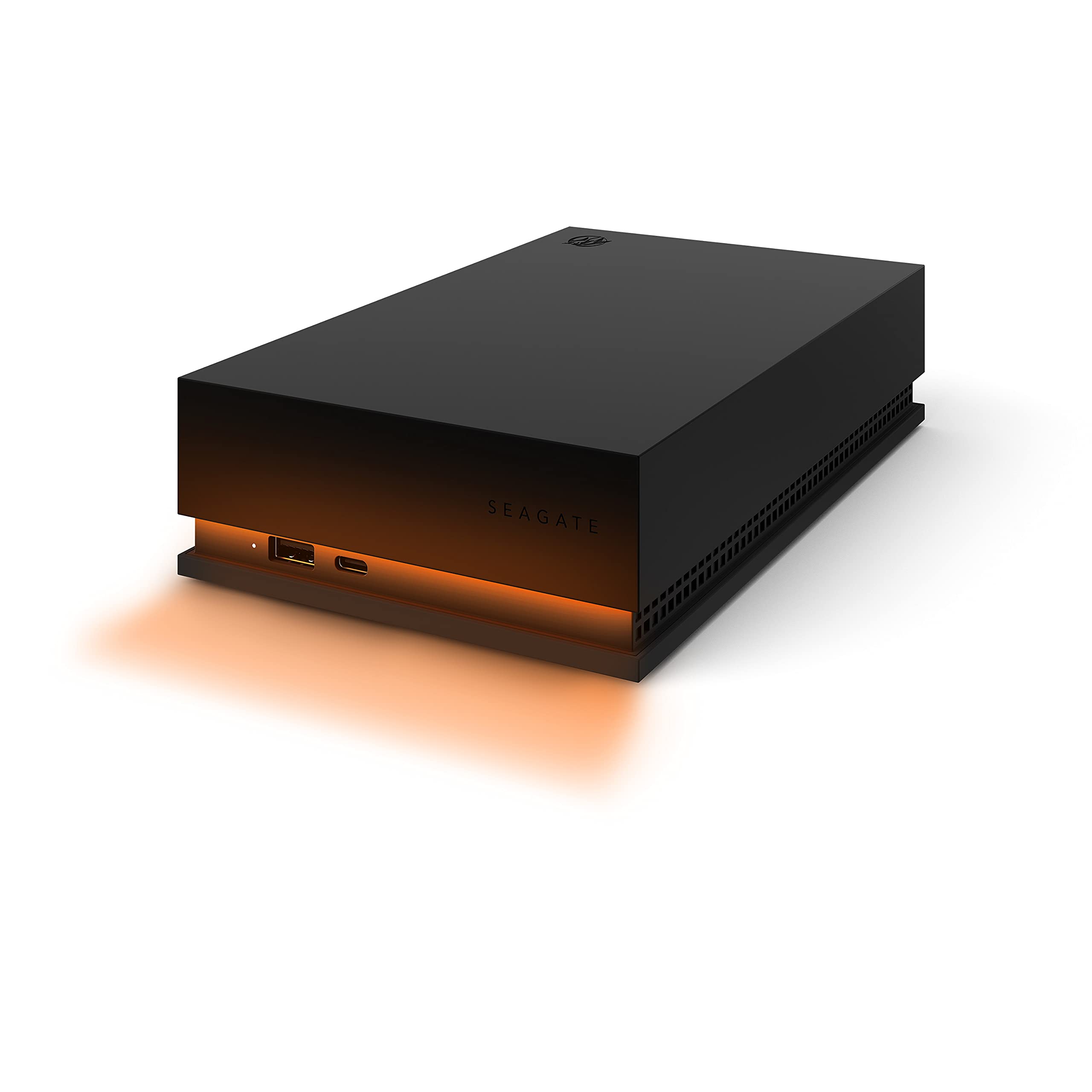 Seagate FireCuda 8TB Gaming External Hard Drive HDD - USB 3.2 Gen 2, RGB LED Lighting, Dual USB Ports for PC & Console, Data Rescue Services (STKK8000400) - Perfect for Gaming Setup, Video Editing & Backup Storage