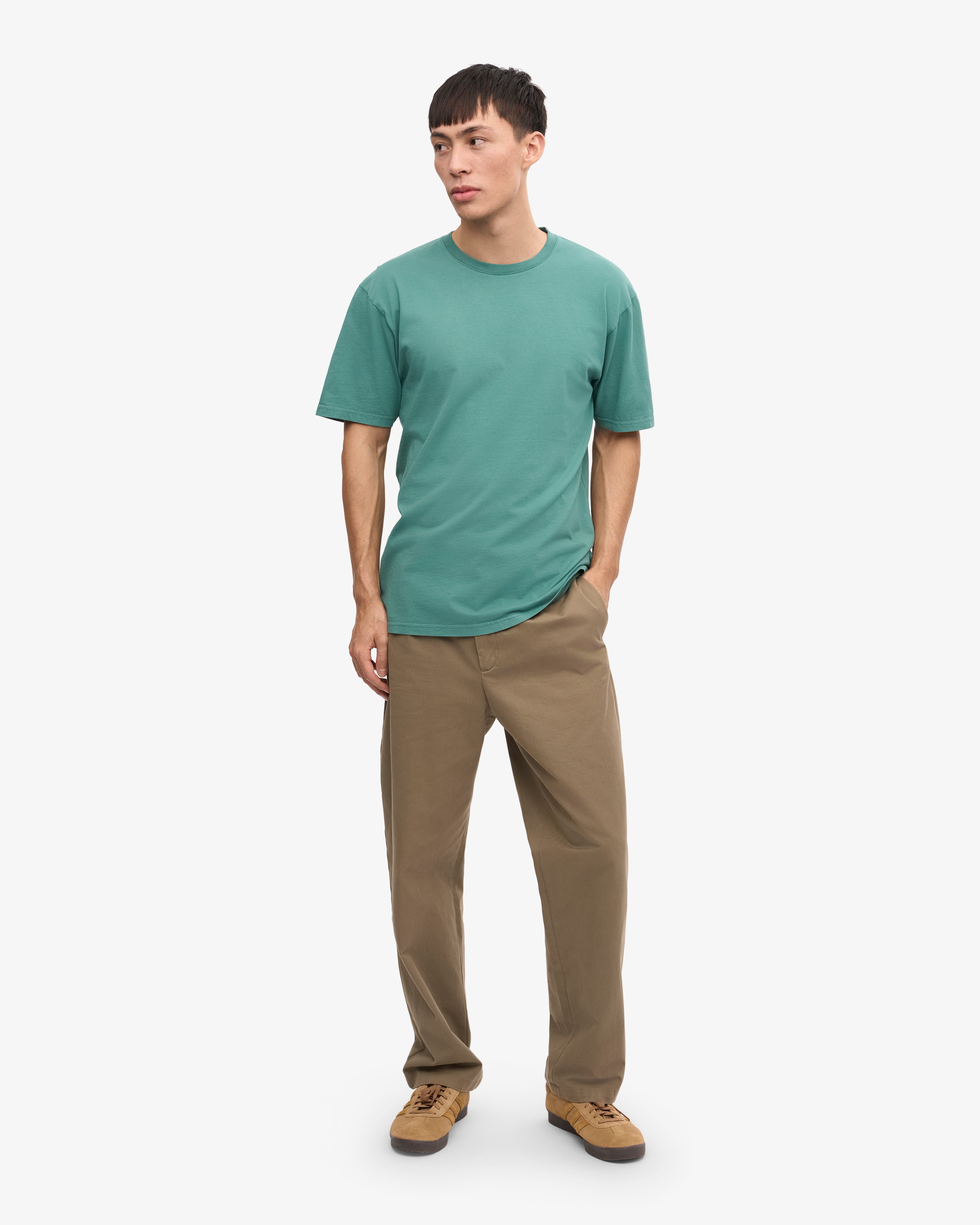 Classic Organic Cotton T-Shirt for Men & Women | Eco-Friendly Pine Green Tee | Casual Wear, Lounge & Everyday Outfits