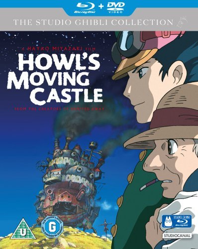 Howl's Moving Castle (Blu-ray + DVD Combo) - Studio Ghibli Anime Fantasy Film - Perfect for Movie Nights & Anime Collections