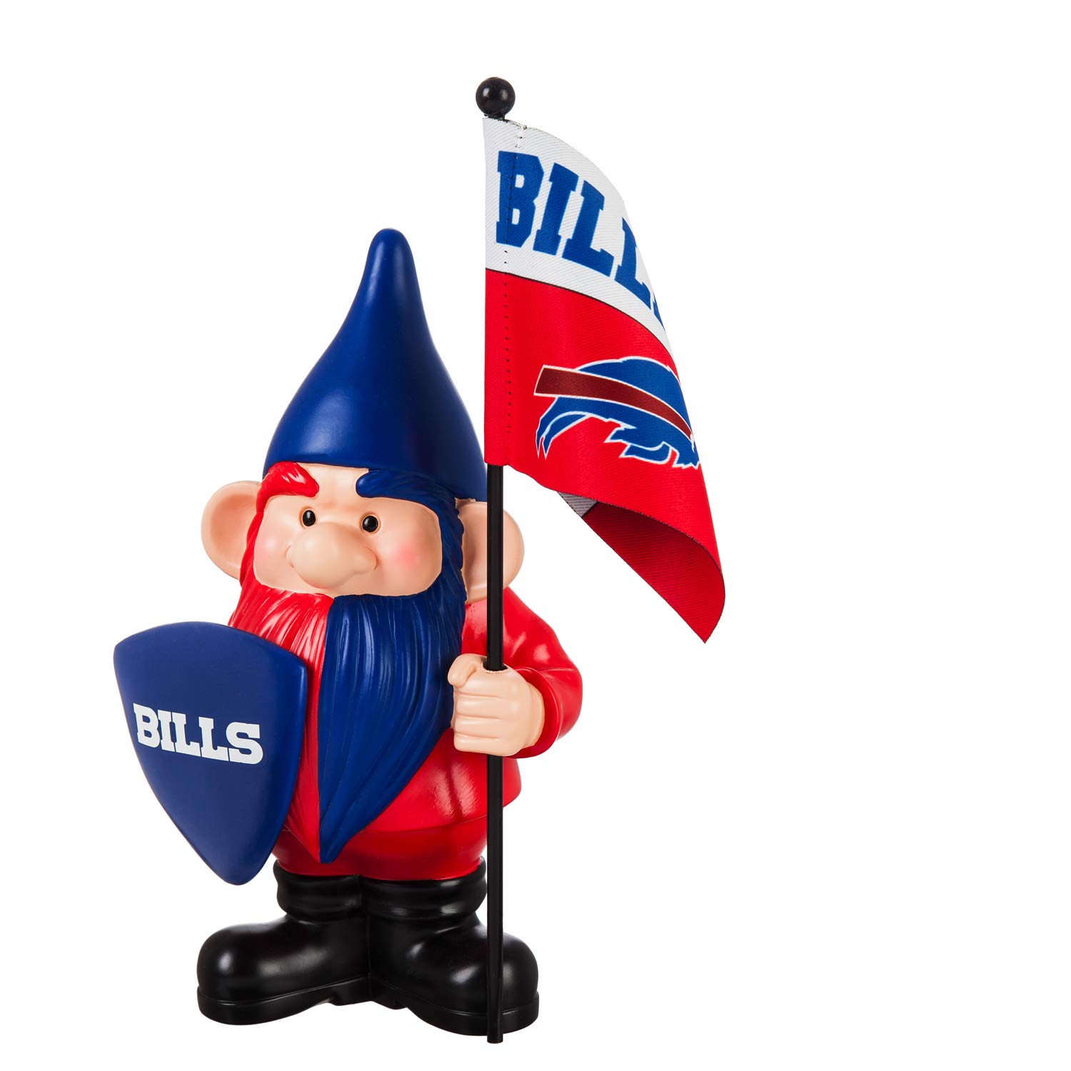 Team Sports America Buffalo Bills Flag Holder Gnome - Perfect for NFL Tailgating, Game Day Decor & Fan Gifts