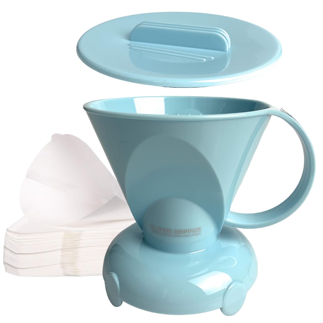 BPA-Free Plastic Coffee Dripper - Hassle-Free Pour Over & Cold Brew for Home/Office