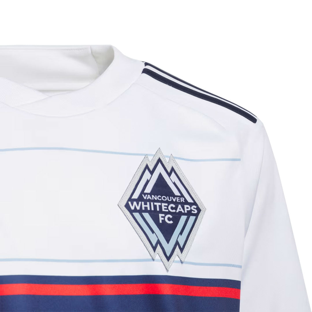 Adidas Kids' Vancouver Whitecaps 23/24 Home Jersey - Youth Soccer Jersey for Boys & Girls - Perfect for Games, Training & Fan Support (HU1389)