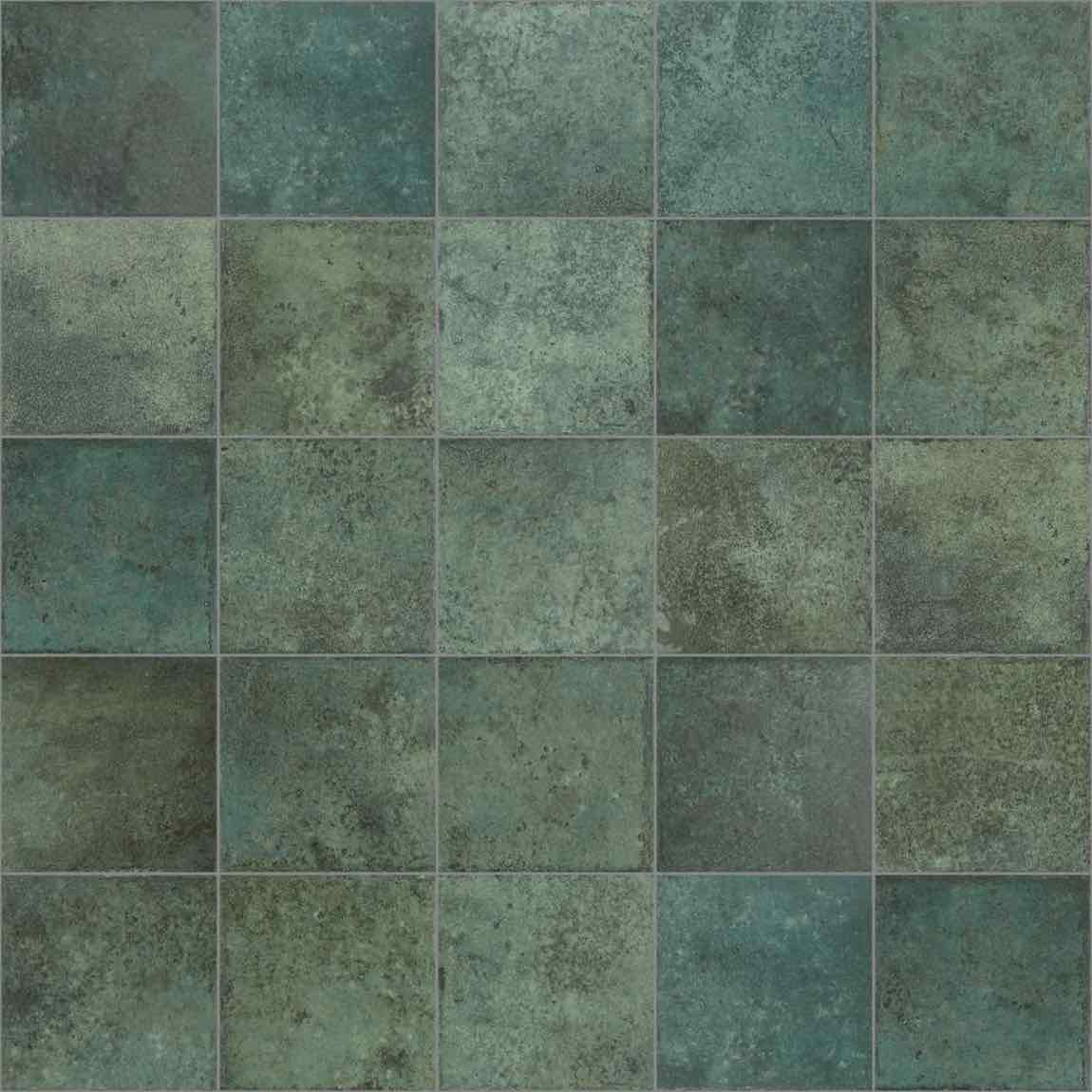 Premium Papeete Emerald Pool Tile 6x6 Matte Finish - Non-Slip Ceramic Mosaic for Swimming Pools, Bathrooms & Outdoor Decoration