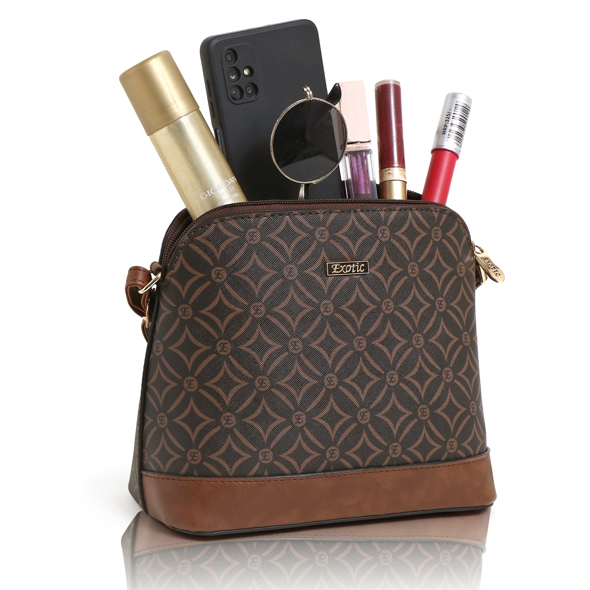 Exotic Ethnic Pattern Shoulder Bag for Women & Girls - Stylish Crossbody Sling Purse for Travel, Shopping & Everyday Use