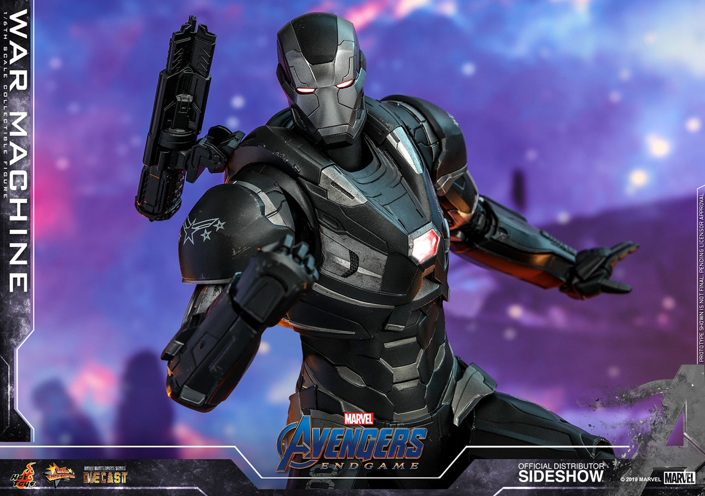 Hot Toys Marvel Avengers Endgame War Machine 1/6 Scale Diecast Collectible Action Figure - Perfect for Display, Gifts & Marvel Fans Collection