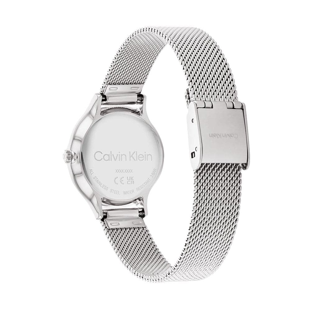 Calvin Klein Women's Watch with Silver Dial & Milanese Strap - Model 25200058 | Elegant Fashion Accessory for Business, Party & Everyday Wear