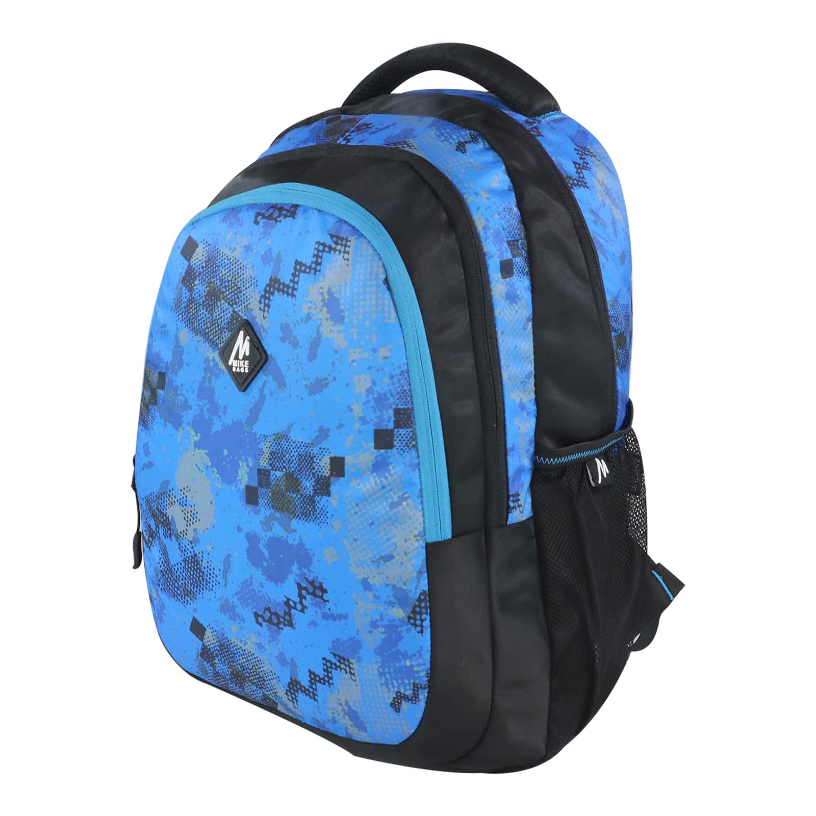 **MIKE BAGS 17L Trio School Backpack for Boys & Kids - Blue | Toddler & Kindergarten Bookbag for Primary School | Lightweight, Durable & Spacious for Books, Lunch & Supplies**    *(Use Case: Perfect for school, daycare, travel, or daily adventures – holds books, snacks, and essentials comfortably!)*