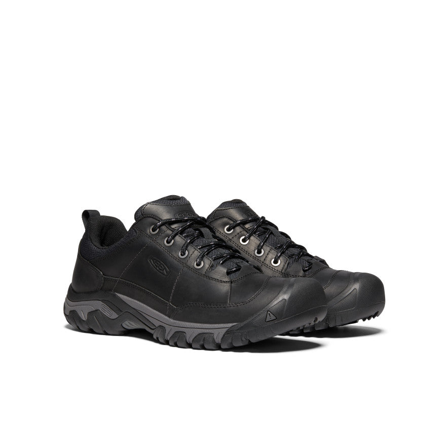 Men's Targhee III Waterproof Hiking Oxford Shoes - Black/Magnet | Lightweight & Durable for Outdoor Adventures, Trail Walking & Travel