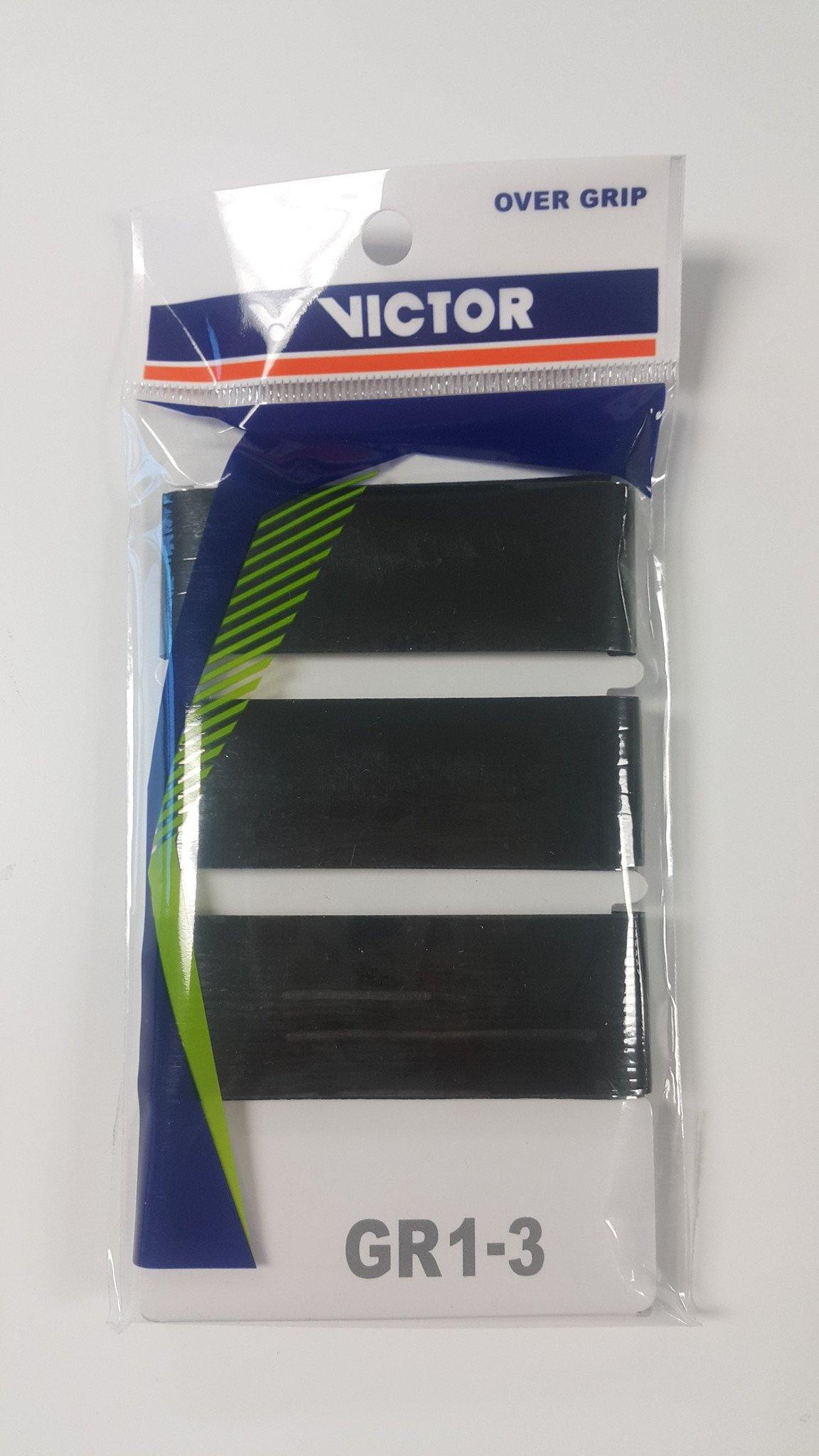 VICTOR GR1 3 Overgrip Tennis Badminton Racket Grip - Premium Cushioning & Sweat Absorption for Enhanced Performance - Perfect for Tennis, Badminton, Squash & Racquet Sports Players
