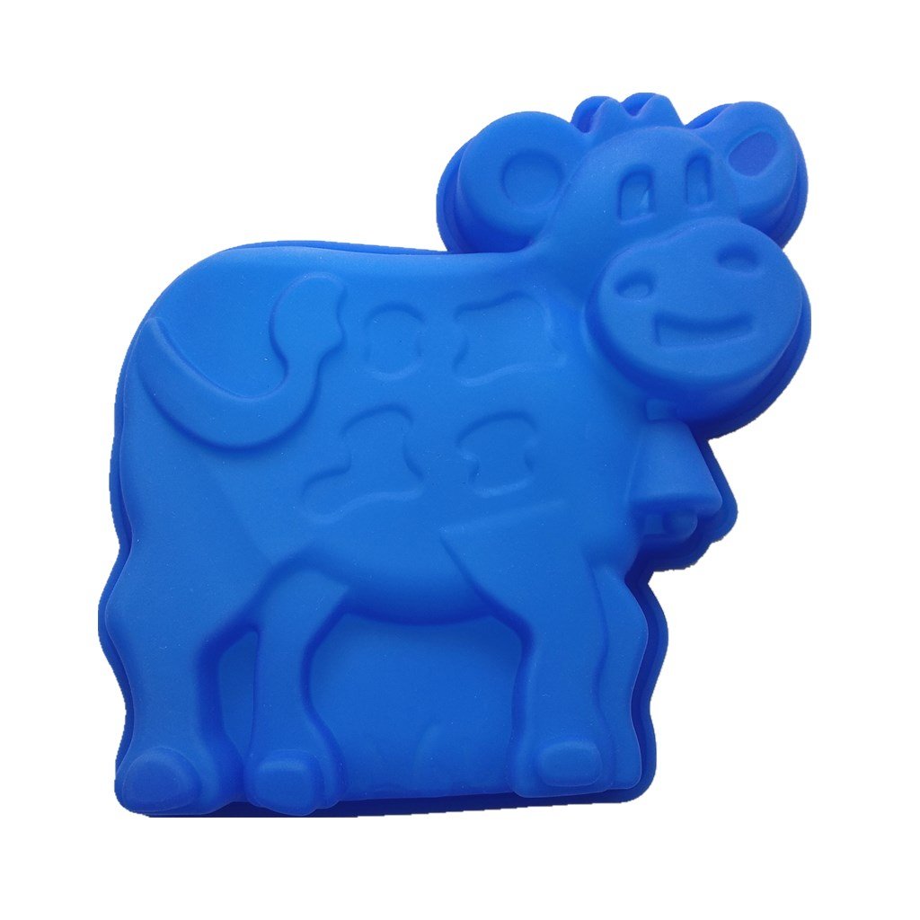Allforhome Silicone Cow Baking Pan - Non-Stick Cake Molds for Cupcakes, Muffins & Ice Cubes | Perfect for Birthday Parties, Baby Showers & DIY Baking | Dishwasher Safe & BPA Free