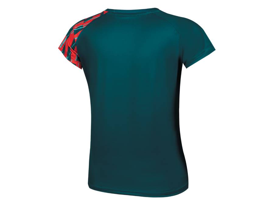 VICTOR Women's Badminton T-Shirt 51001TD G - Lightweight & Breathable Sports Top for Training & Matches