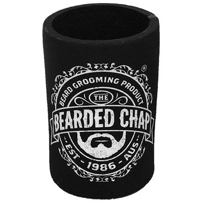 The Bearded Chap Stubby Cooler - Insulated Beer Can Holder for Men, Camping, Fishing & Outdoor Adventures