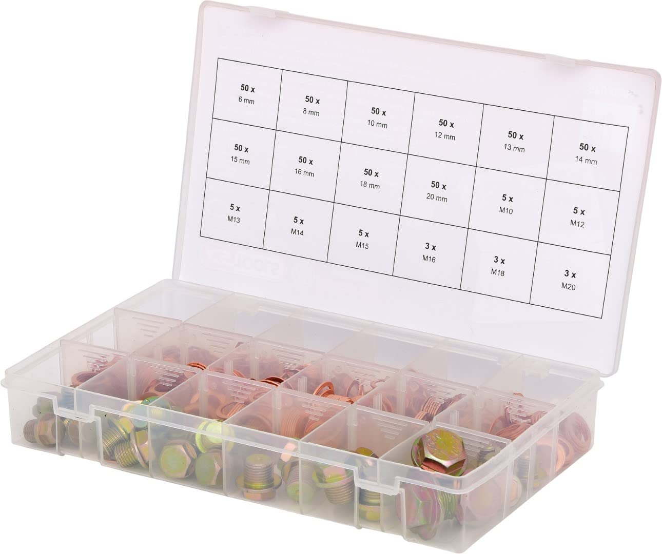 KS Tools 970.0200 Oil Pan Gasket and Screw Assortment Kit - 534 Piece Set for Automotive Engine Repair | Perfect for DIY Mechanics and Professional Technicians