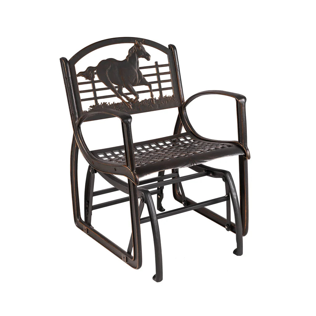 Best Outdoor Rocking Horse Glider Chair for Kids - Durable & Safe Toddler Swing Seat for Backyard, Garden, and Playground Fun