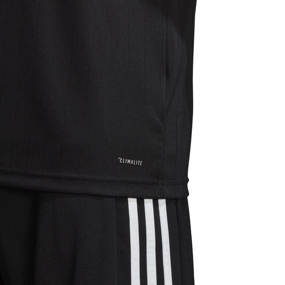 Adidas Youth Tabela 18 Soccer Jersey - Black & White - Lightweight Breathable Football Shirt for Kids - Perfect for Training, Matches & Team Sports
