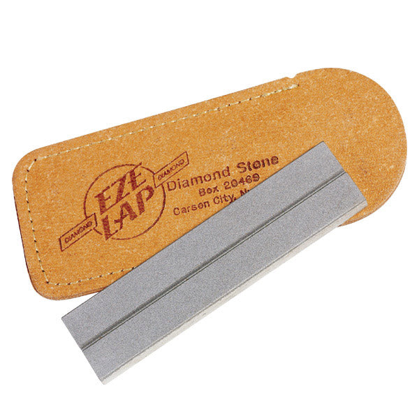 EZE LAP 36F Flat Diamond Pocket Sharpening Stone - Professional Knife Sharpener for Kitchen, Hunting & Outdoor Use