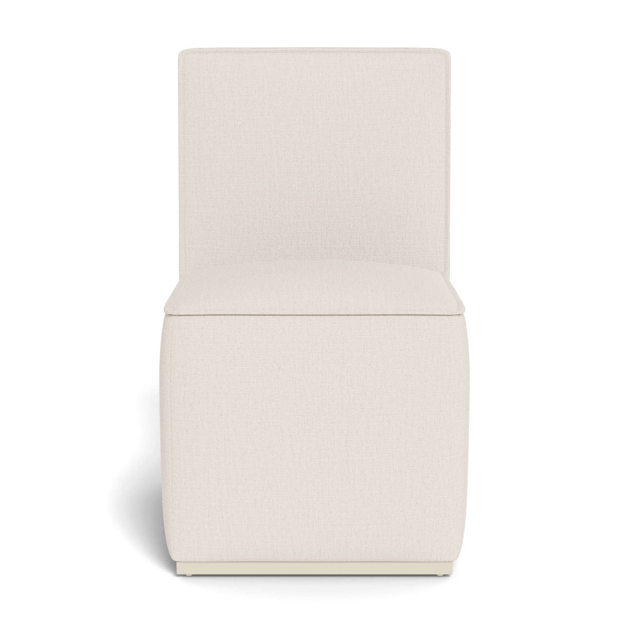 Santorini Outdoor Armless Dining Chair - Weather-Resistant Patio Furniture for Garden, Poolside, and Backyard Dining