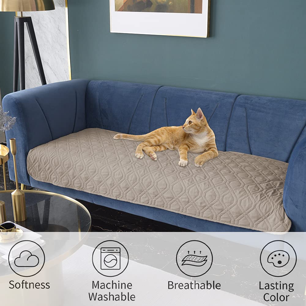 Ameritex Waterproof Reversible Dog Bed Cover - Soft Pet Blanket for Furniture, Couch & Sofa Protector - Great for Indoor Use, Travel & Pet Training