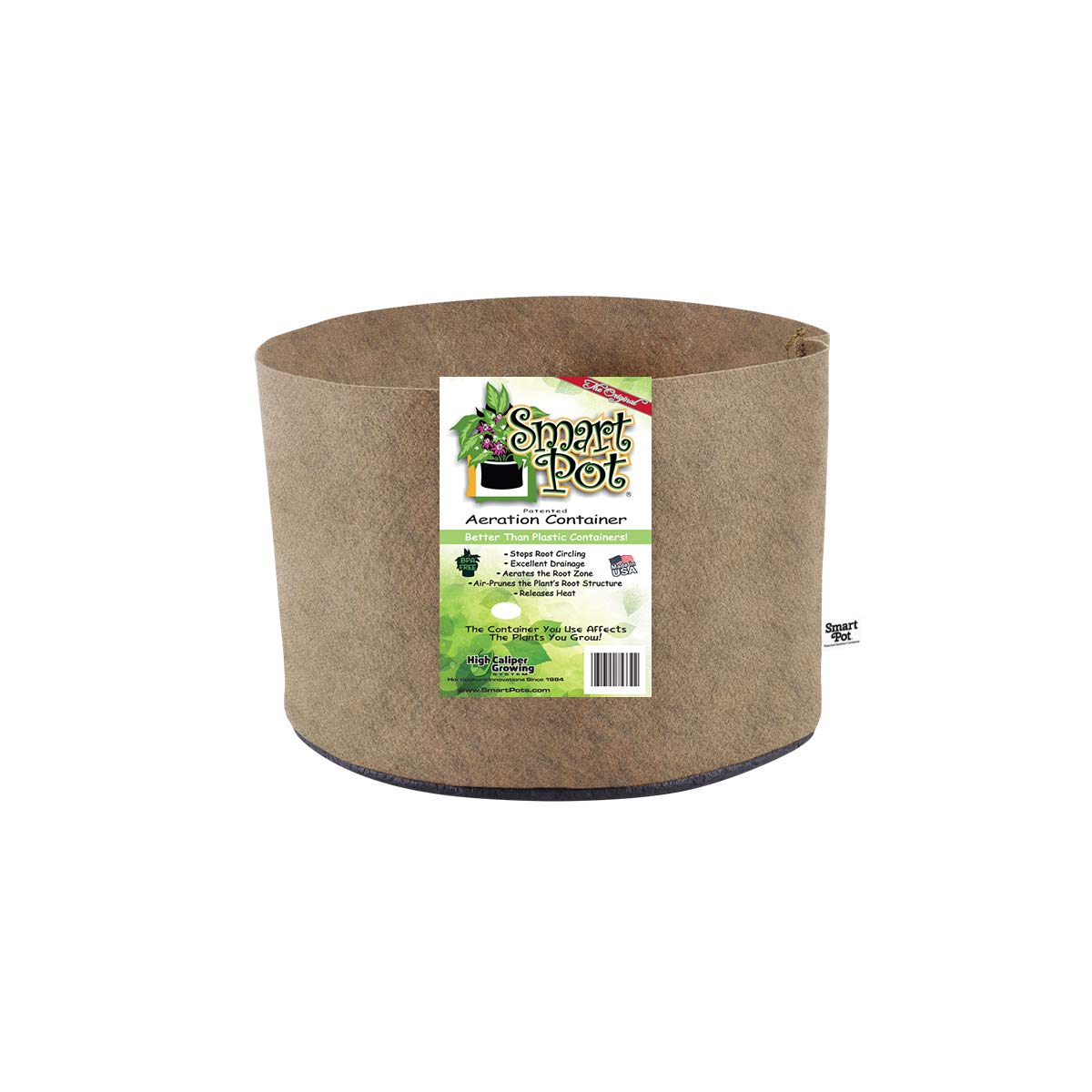 45-Gallon Smart Pot Fabric Plant Container - Breathable Aeration for Healthy Roots | Indoor & Outdoor Gardening, Vegetable Planting, Flower Beds