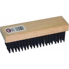 Heavy Duty Carbon Steel Wire Block Brush - Ideal for Cleaning Grills, Rust Removal & Surface Preparation