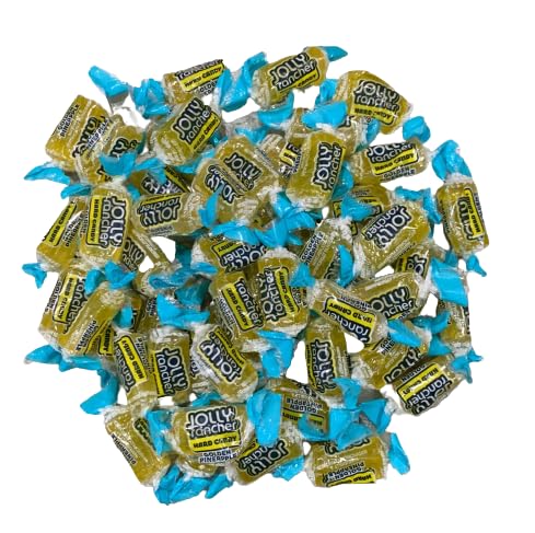 **Jolly Rancher Hard Candy Bulk - Individually Wrapped Golden Pineapple Flavored Candy - 4lb Resealable Bag - Long-Lasting Fruit Flavor - Perfect for Parties, Office Snacks & Halloween Treats**