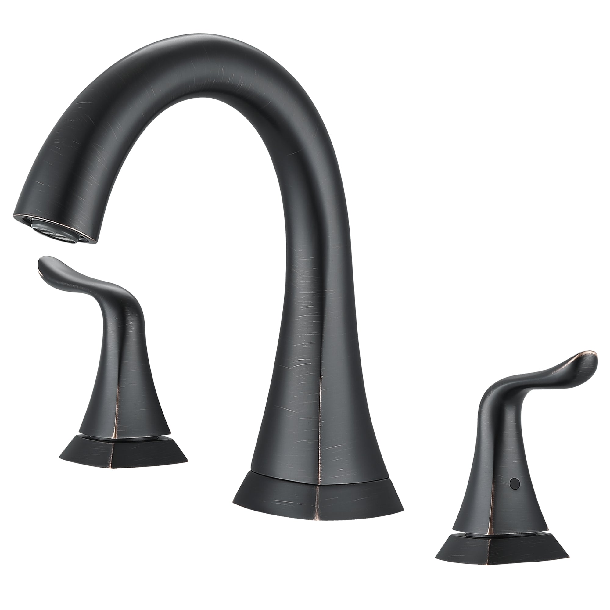 Ancona Scarlett Widespread Bathroom Faucet - Oil Rubbed Bronze Finish for Vanity Sinks | Perfect for Modern & Traditional Bathroom Decor