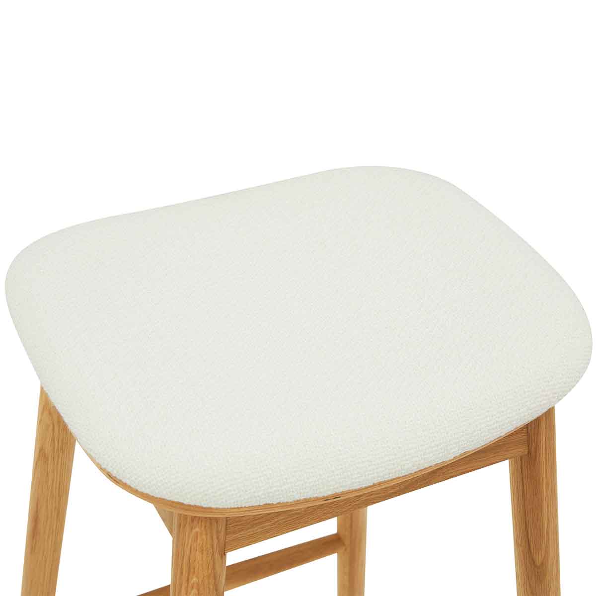 Lando Fabric Backless Bar Stool - Modern Kitchen Island & Counter Height Stool for Dining & Home Decor - Perfect for Small Spaces, Breakfast Nooks & Bars