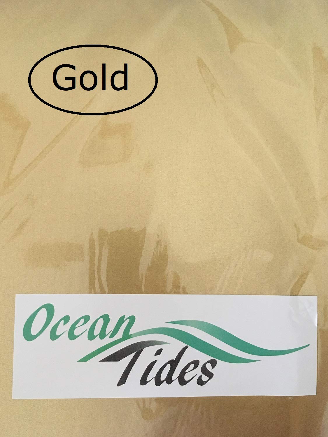 Premium Ocean Tides Gift Wrapping Tissue Paper - 50 Sheets Bulk Gold & Gold Dots Tissue Paper (15