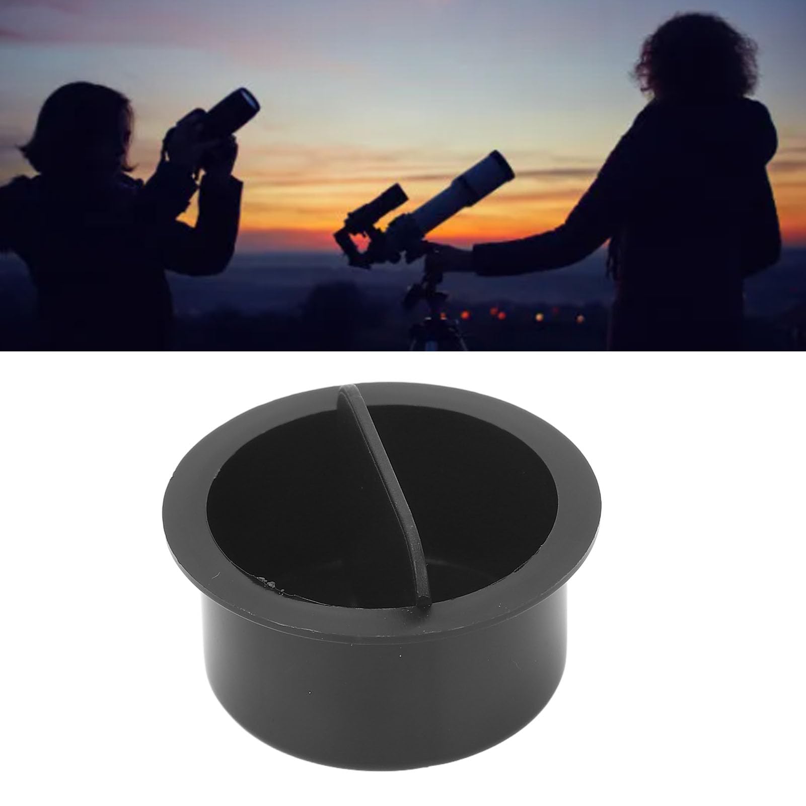 1.25 Inch Telescope Eyepiece Lens Cover - Dust Proof & Scratch Resistant Plastic Cap with Storage Box - Essential Telescope Accessories for Stargazing, Astrophotography & Outdoor Observation