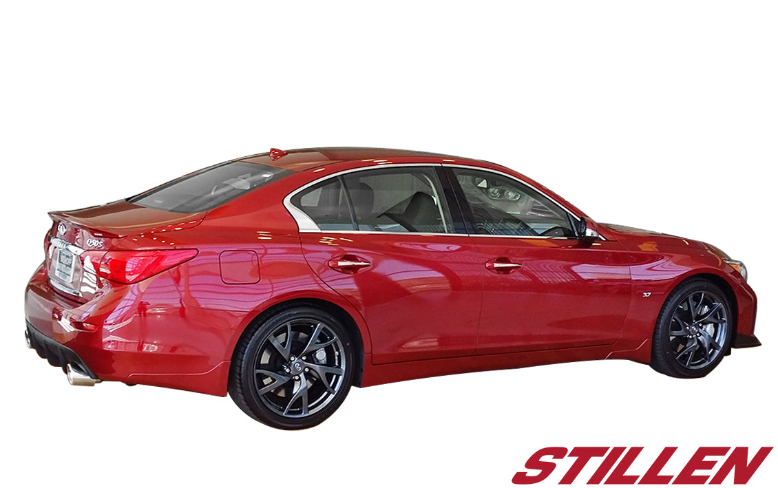 2014-2017 Infiniti Q50 Rear Diffuser Unpainted - KB11222 - Perfect for Car Customization & Performance Upgrades