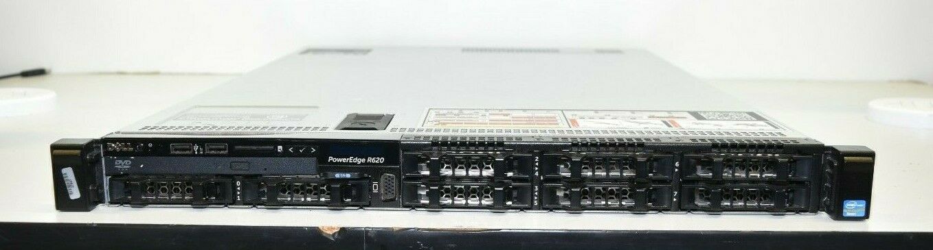 Dell PowerEdge R620 Server with 2x Intel Xeon E5-2667 v2 Processors (3.30GHz, 25M Cache), 128GB RDIMM RAM, PERC H710P RAID Controller - Ideal for Data Centers, Cloud Computing & Enterprise Applications