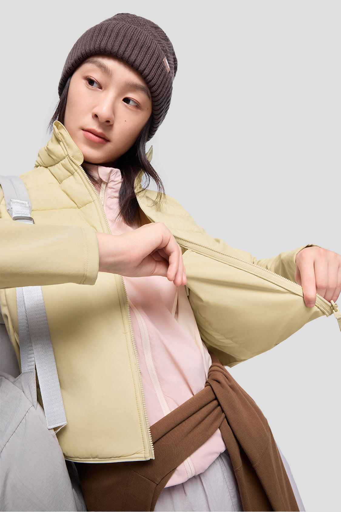 ThermaTrio Women's 3-in-1 Convertible Jacket - Waterproof Windbreaker with Removable Fleece Liner for Hiking, Camping & Outdoor Adventures