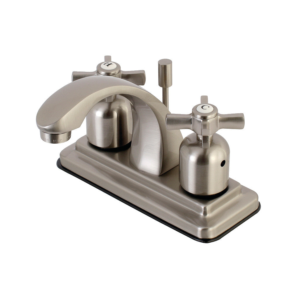 Kingston Brass KB4641ZX 4-Inch Centerset Bathroom Faucet - Chrome Finish, Single Handle, Water-Saving Design for Vanity Sinks - Perfect for Modern Bathroom Renovations and Home Upgrades