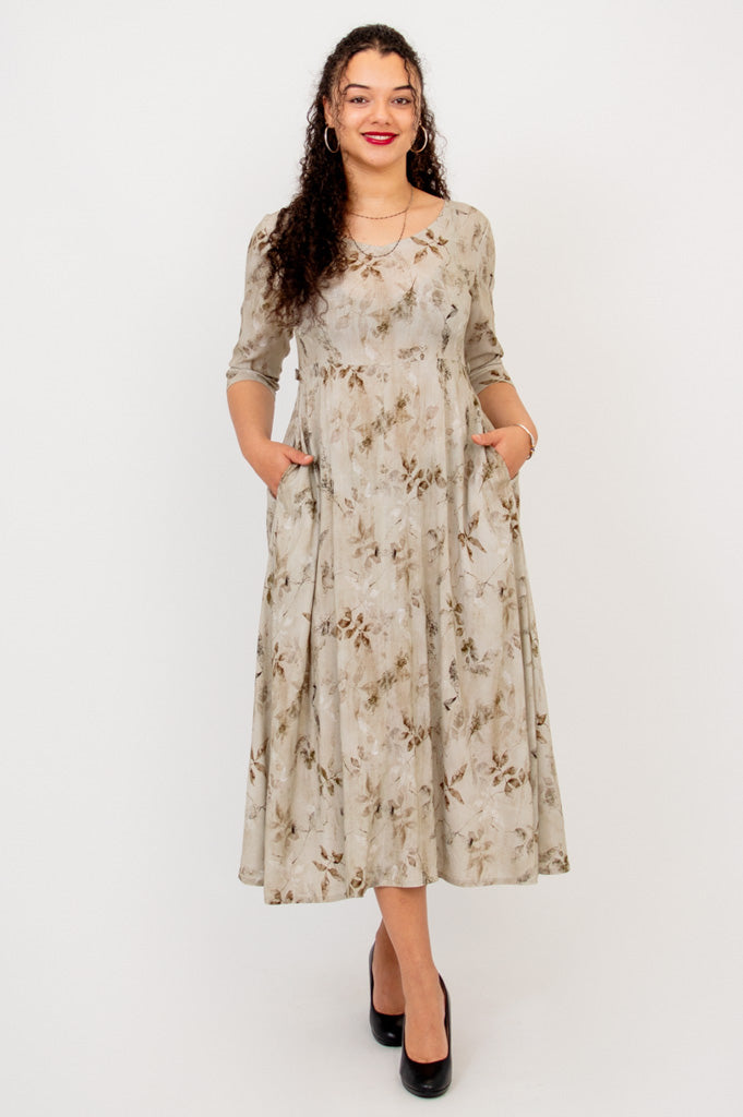 Elegant Coco Dress for Women - Soft Linen Bamboo Fabric - Perfect for Summer Outings, Beach Vacations & Casual Wear
