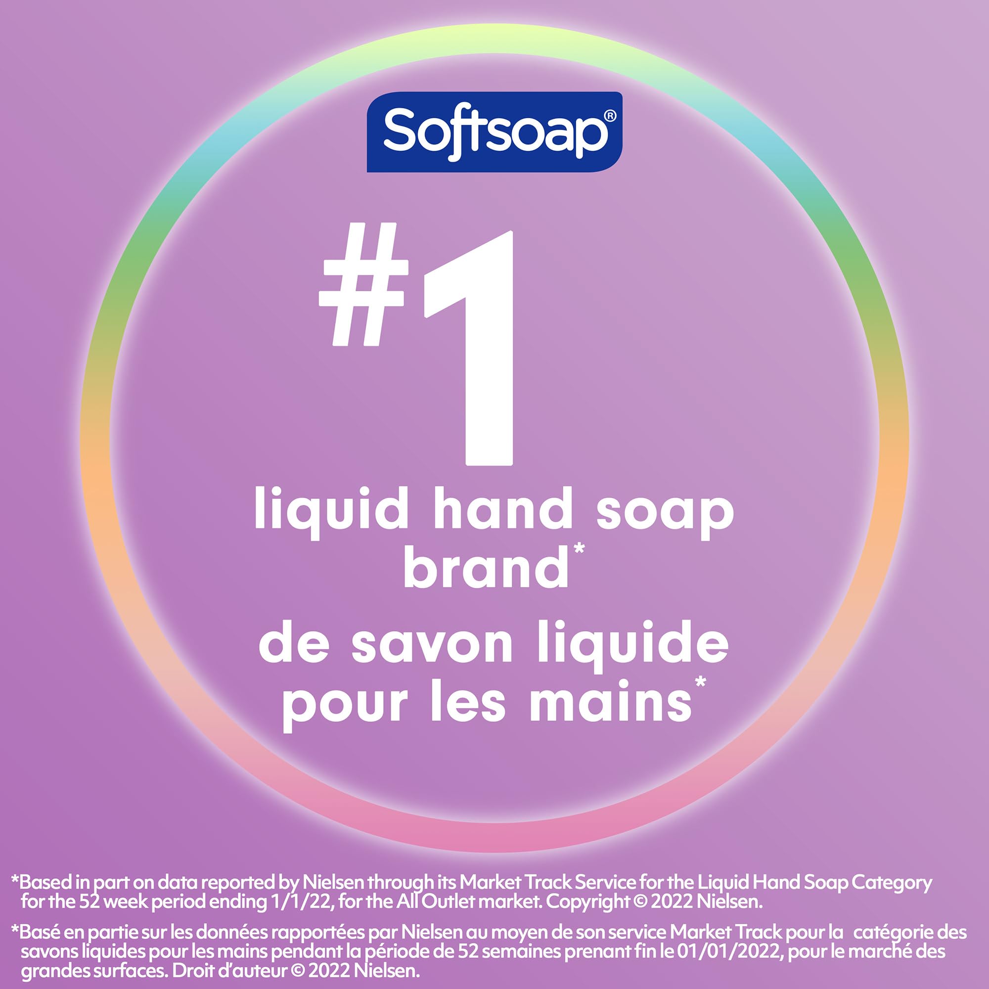 Softsoap Deeply Moisturizing Liquid Hand Soap Refill, Lavender & Shea Butter - 50 Fl Oz | Hydrating Hand Wash for Dry Skin | Perfect for Bathroom, Kitchen & Office Use