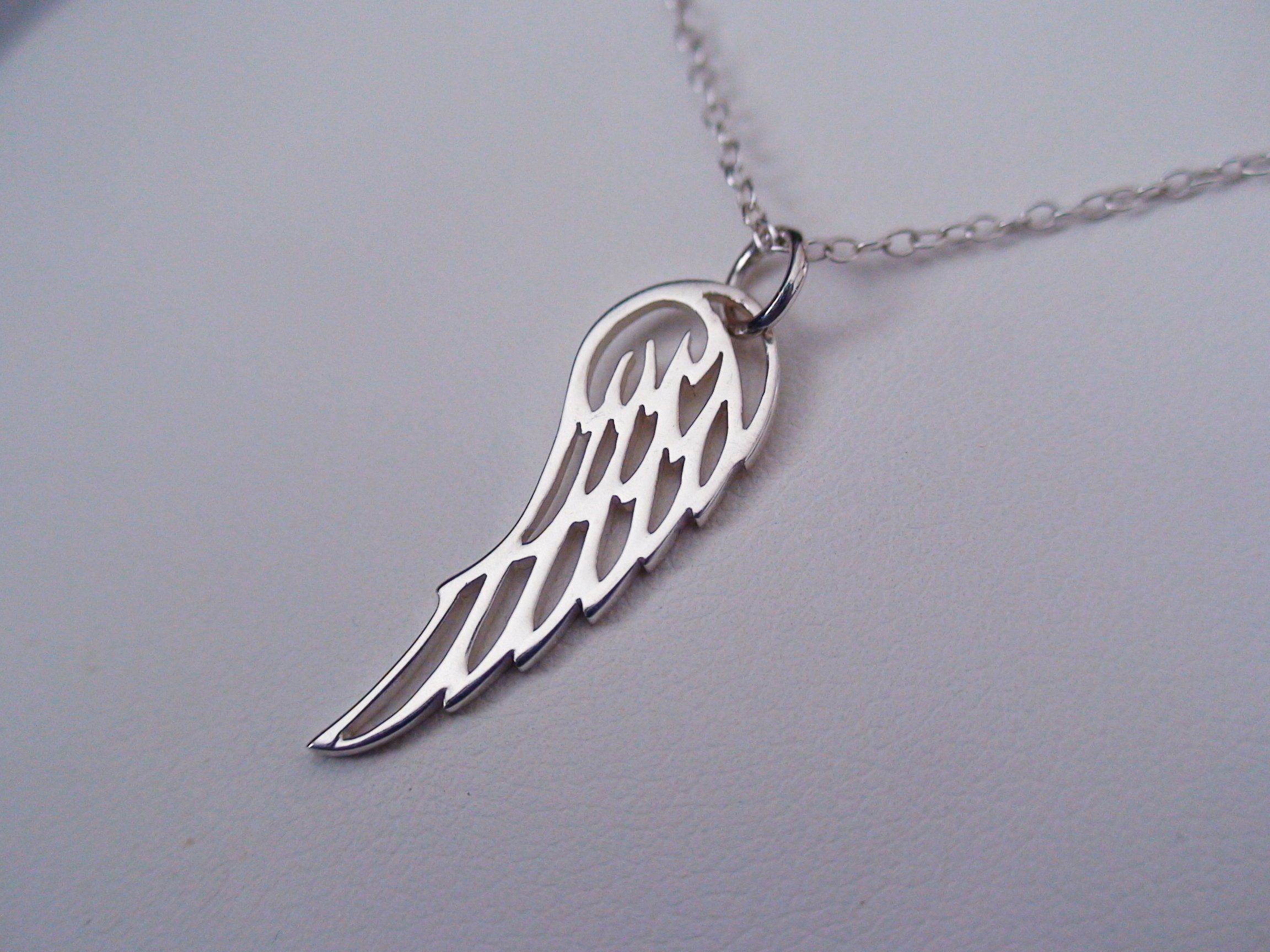 FashionJunkie4Life Sterling Silver Angel Pendant Necklace for Men & Women - Perfect for Gifts, Daily Wear & Spiritual Protection