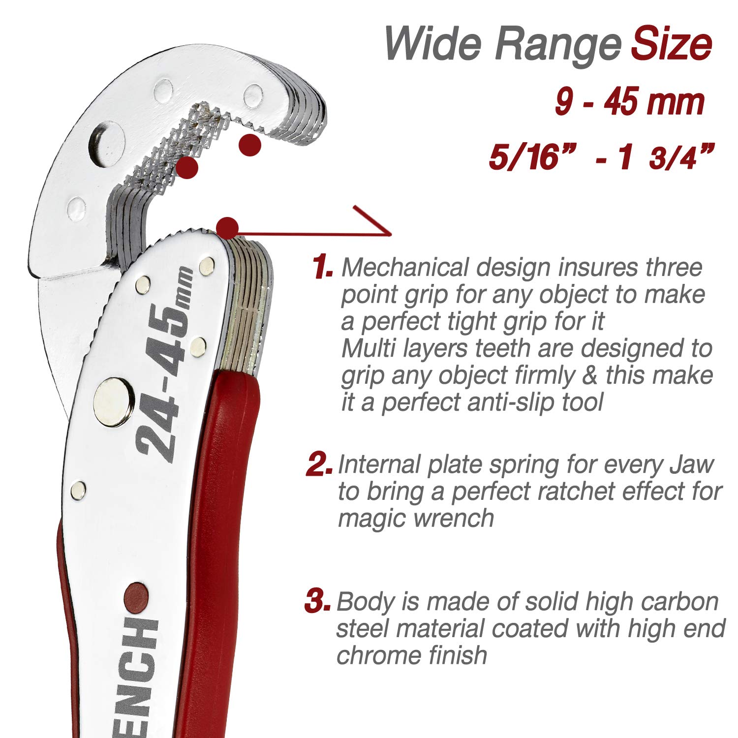 Multi-Function Universal Adjustable Auto-Ratcheting Wrench Set - Reversible Ratchet, Pop Socket, Pipe Wrench, SAE Crescent Nut Gear Tool for Craftsman & Plumbers | Perfect for DIY Repairs, Plumbing, and Automotive Maintenance